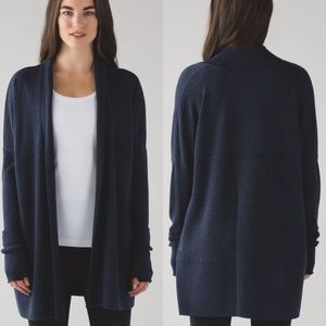 lululemon athletica Navy Blue Cardigan